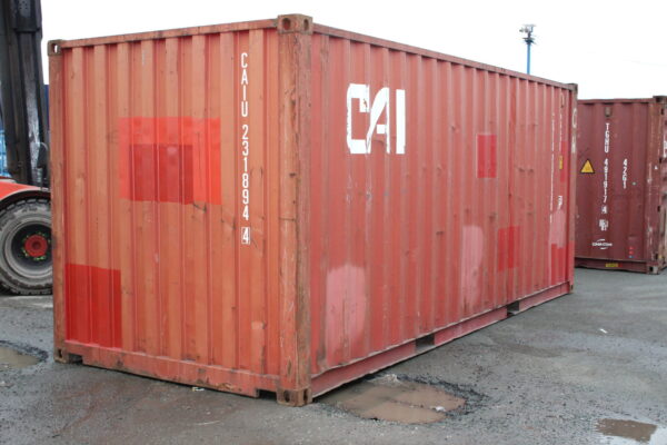 used 20ft standard height container