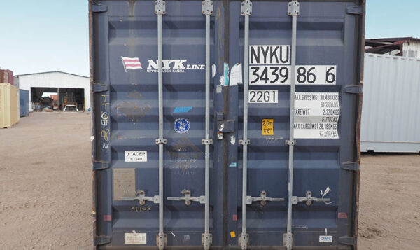 Used 20ft standard height shipping container