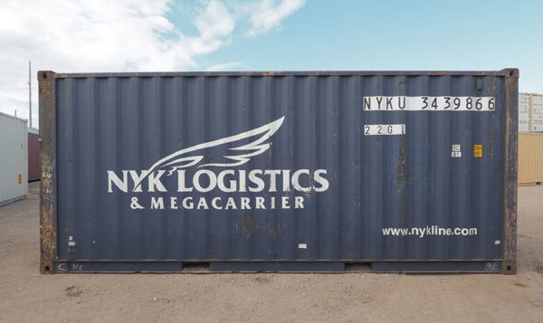 Used 20ft standard height shipping container